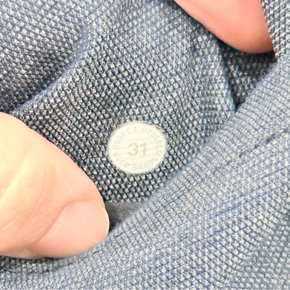 Lululemon ABC Pant Slim *Tech Canvas 34" Heathered Deep Navy Size 31 - Picture 8 of 8